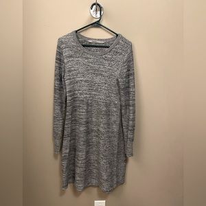 Athleta sweater dress, gray, size small tall